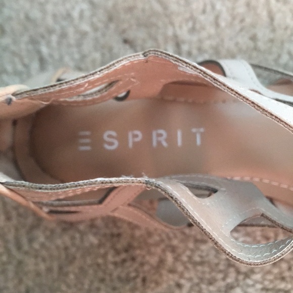 Nude wedge dress shoes - Picture 4 of 6